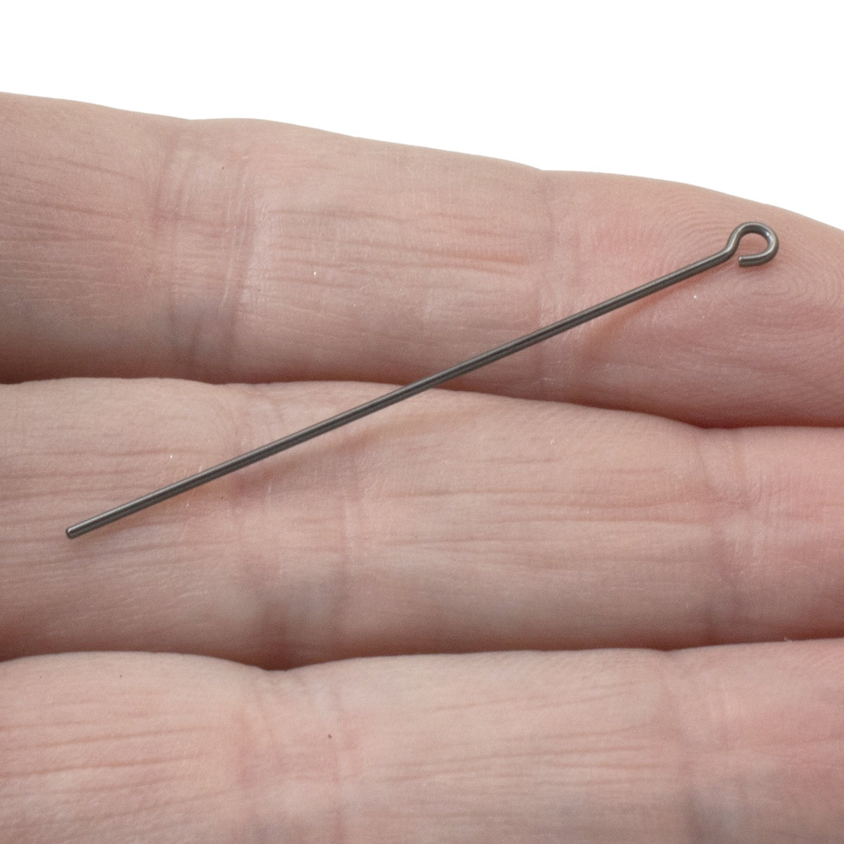 Black Niobium Eye Pins 21G 1.75" Hypoallergenic USA Made 20pk