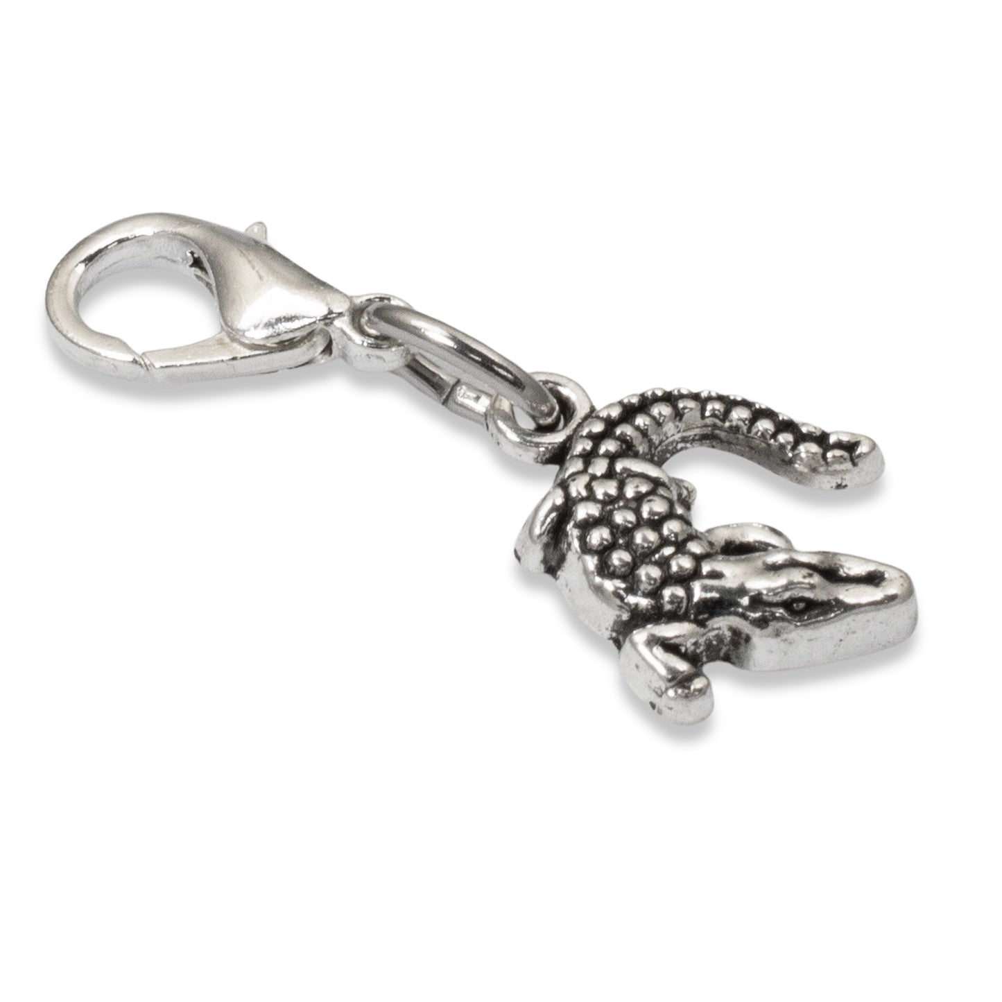 Alligator Clip-on Charm, Florida Swamp Gator Bag and Keychain Accessory, Unique Wildlife Gift