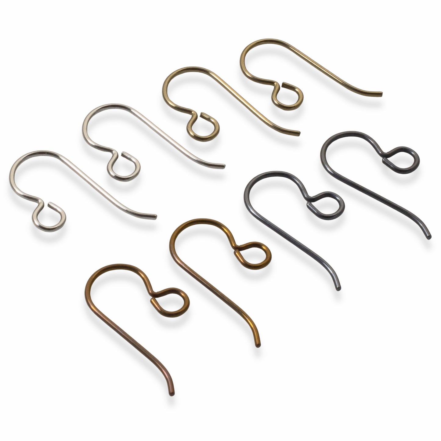 Niobium Earthy Variety Pack, Premium Ear Wires, Hypoallergenic Earring Hooks for Sensitive Ears, USA Made