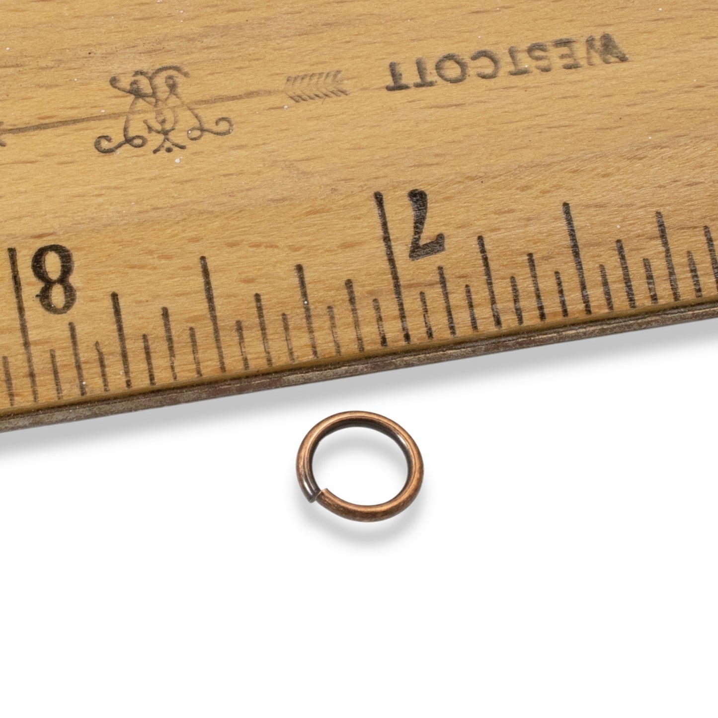 25 Antique Copper Jump Rings 16 Gauge Heavy Duty Nunn Design USA Made Findings