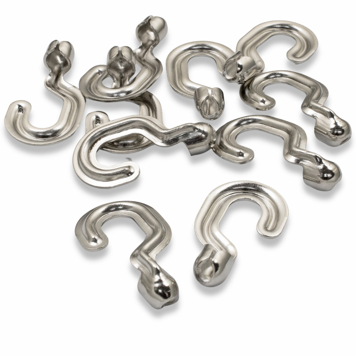 10 Multipurpose A Hooks - #6 Ball Chain - Easy Attachment