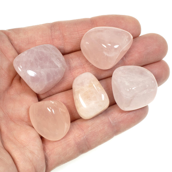 1 Pc Rose Quartz Tumbled Stone, Smooth Rock Nugget, No Hole/Undrilled Crystal for Jewelry Making or Home Decor