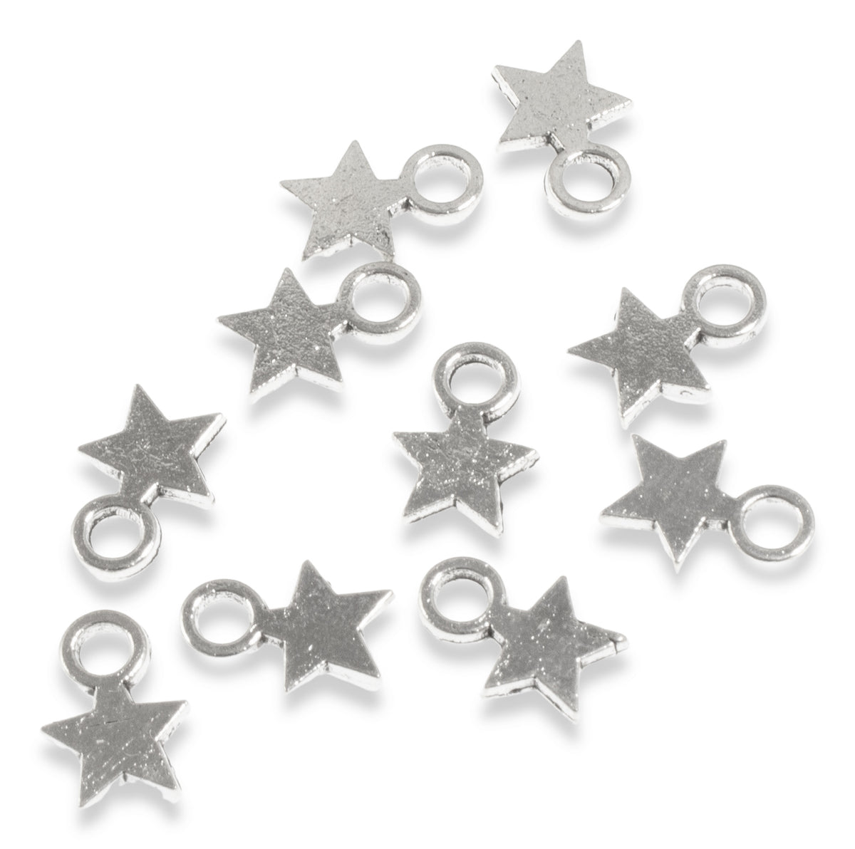 Dainty Silver Star Charms | Hackberry Creek