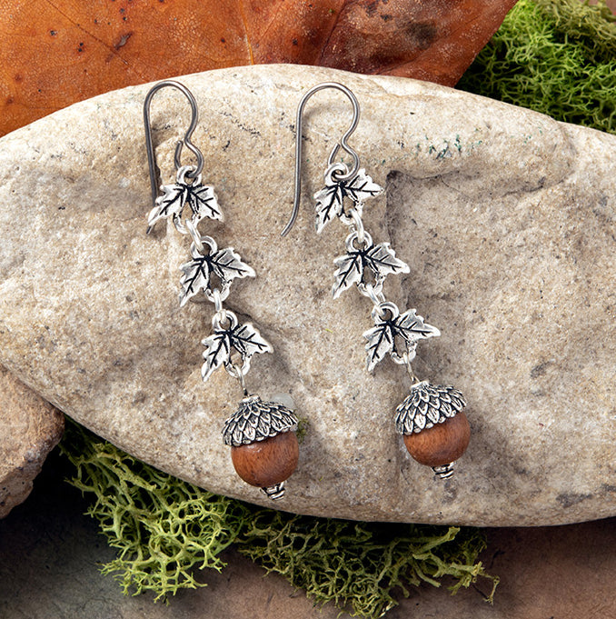 Silver Leaf Links, 10-Pack TierraCast Tiny Leaf Connectors for Handmade Jewelry