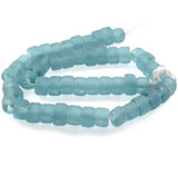Aqua Blue Green Recycled Glass Beads