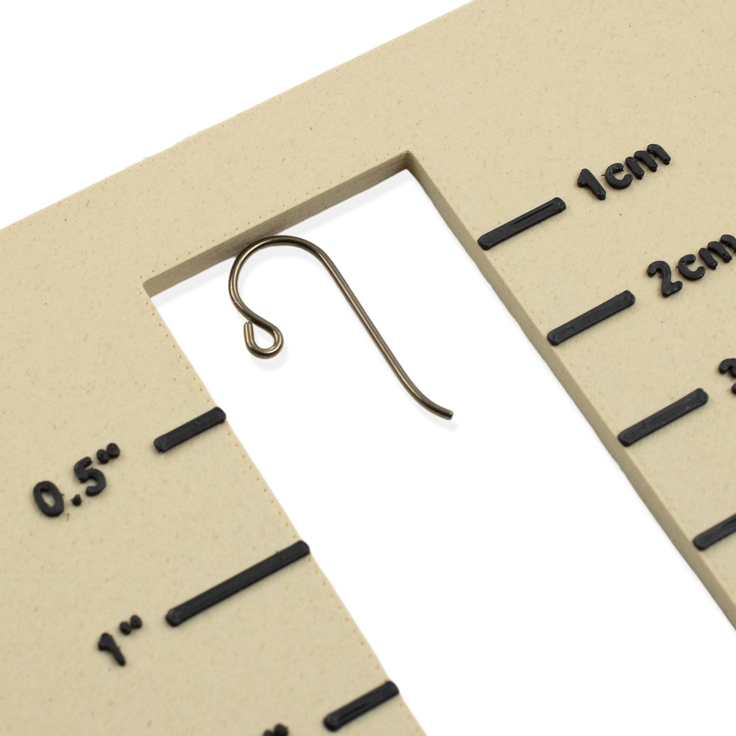 50-Pack Antique Brass Niobium Small Loop Ear Wires: Hypoallergenic French Hook