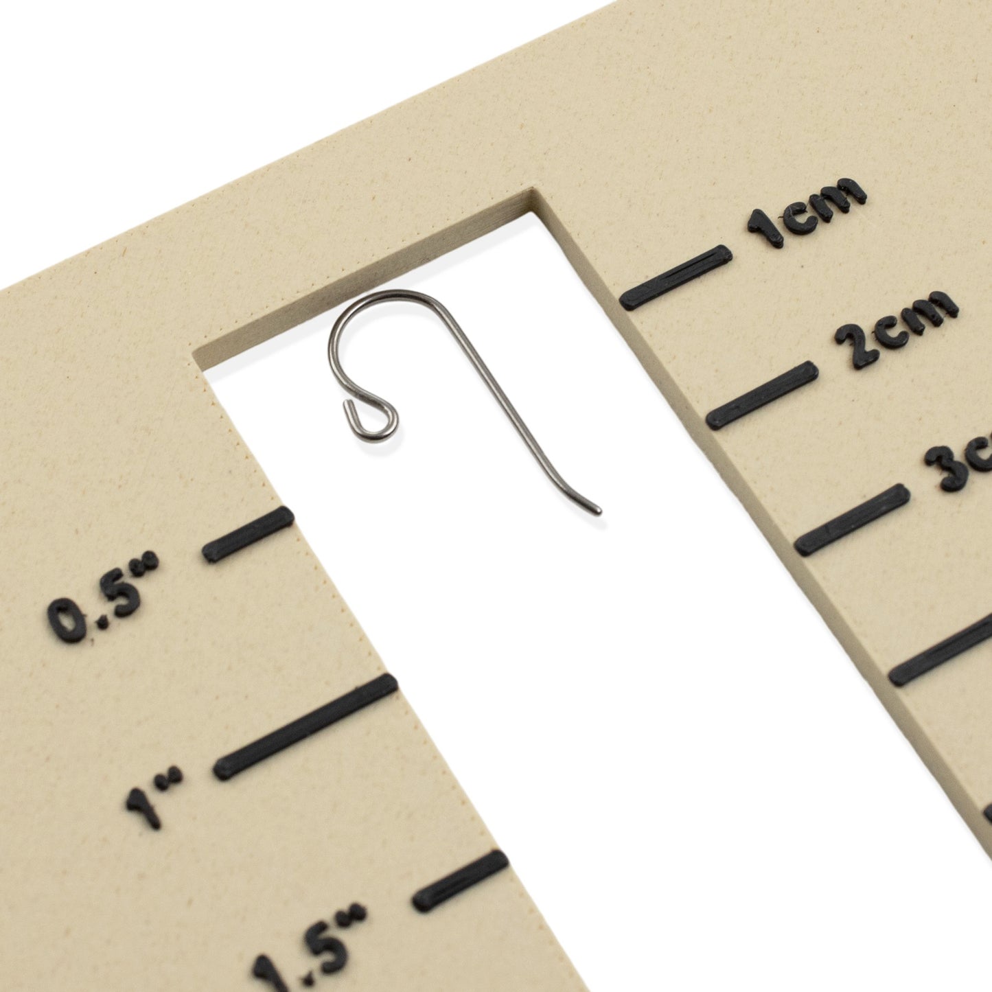 Titanium Small Loop Ear Wires 50-Pack, Hypoallergenic Earring Hooks USA Made