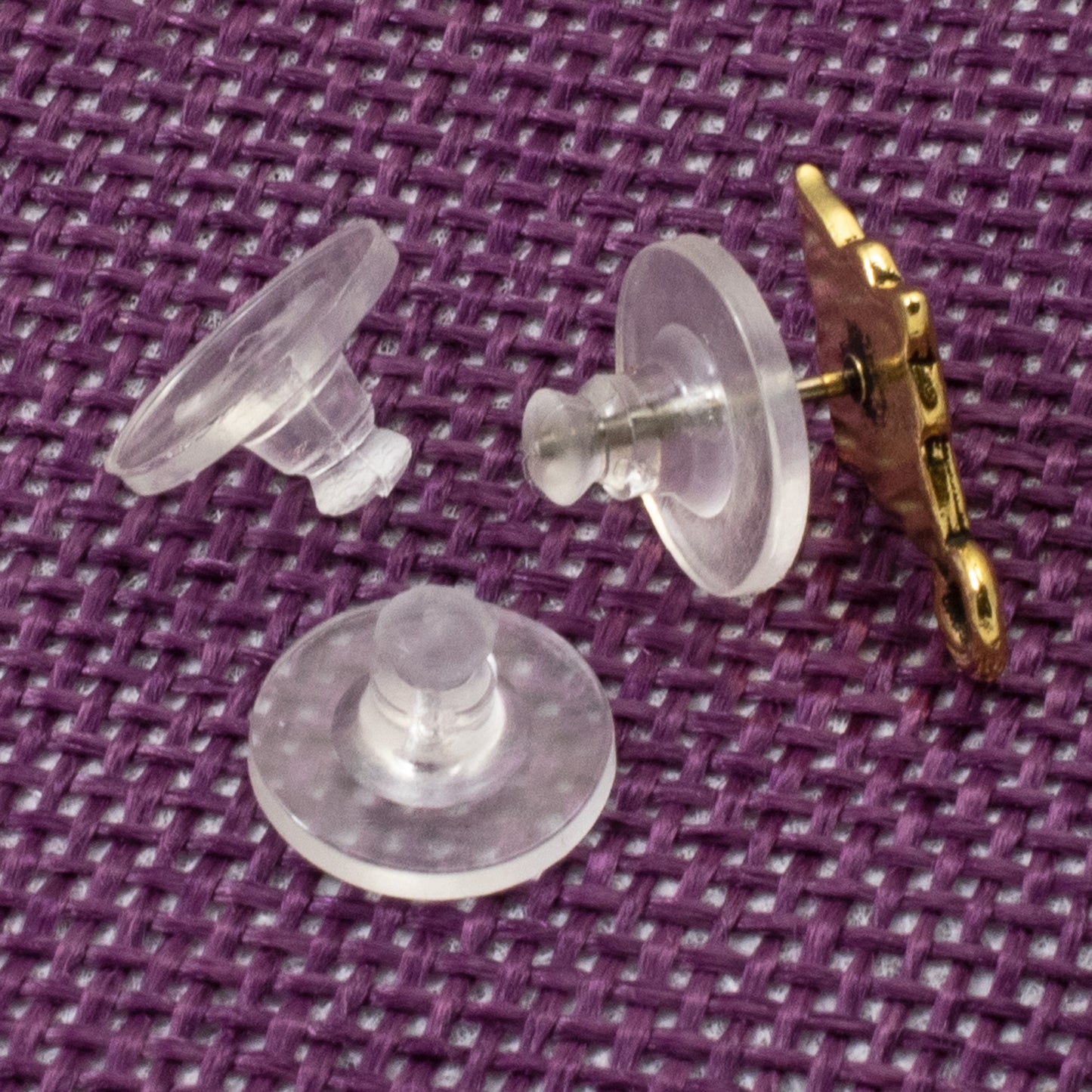 Silicone Earring Backs 100-Pack, Comfort Clutch Soft Support for Large Earrings