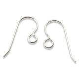 4 Sterling Silver Ear Wires - Regular Loop - USA Made - French Earring Hooks