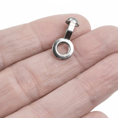25 Stainless Steel Loop Connectors for #10 Ball Chain - Heavy Duty and Durable "A" Couplings