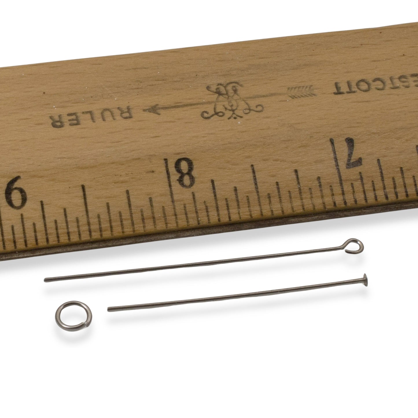 Niobium Earring Kit Gray, Complete Findings for 2 Pairs, Just Add Beads, Hypoallergenic Jewelry Making