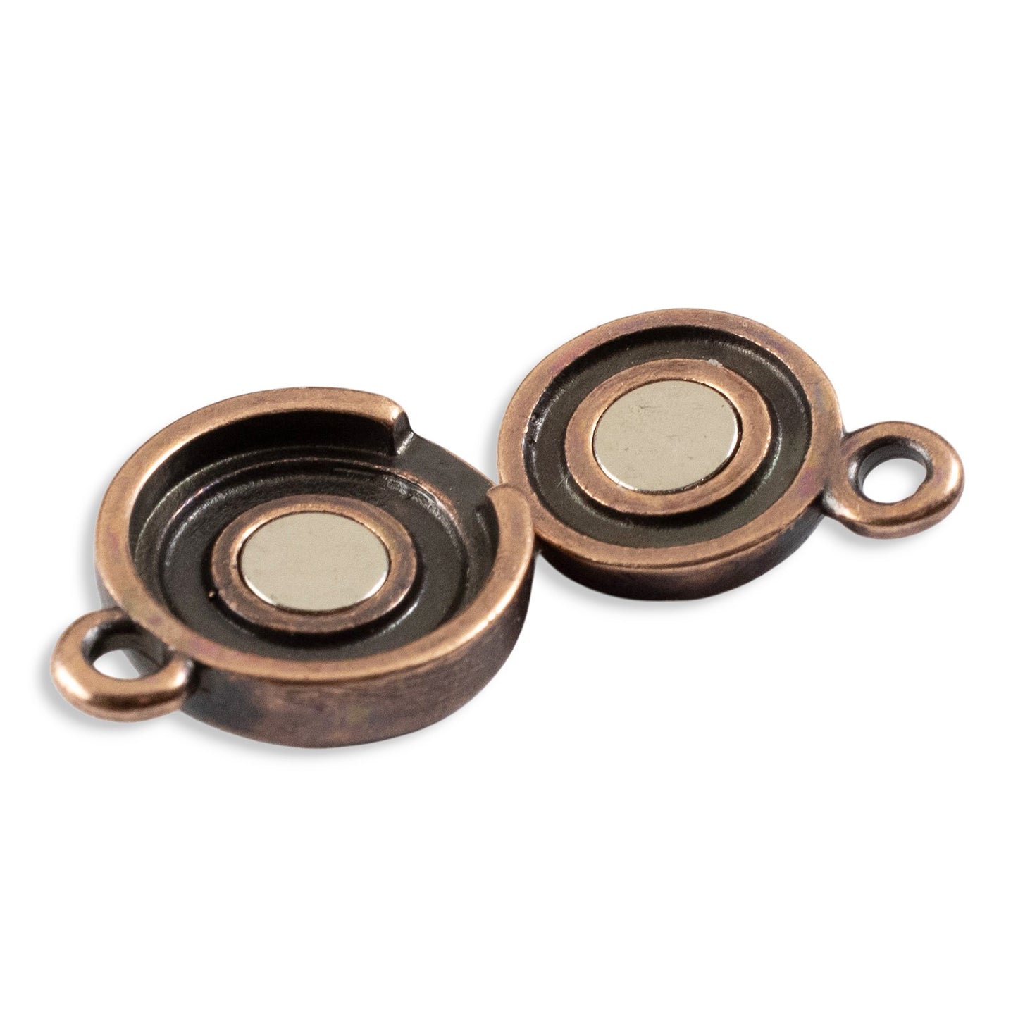 Lotus Magnetic Clasp Copper: Easy Close Floral Jewelry Findings