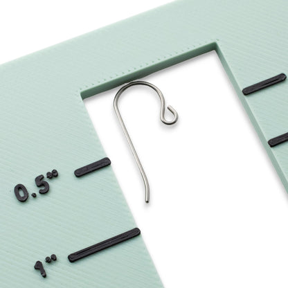 Titanium Small Loop Ear Wires 50-Pack, Hypoallergenic Earring Hooks USA Made