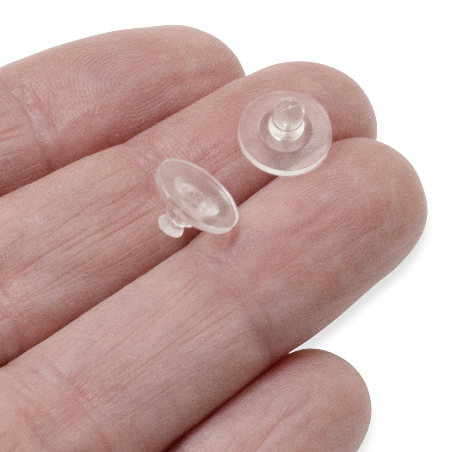 Silicone Earring Backs 100-Pack, Comfort Clutch Soft Support for Large Earrings