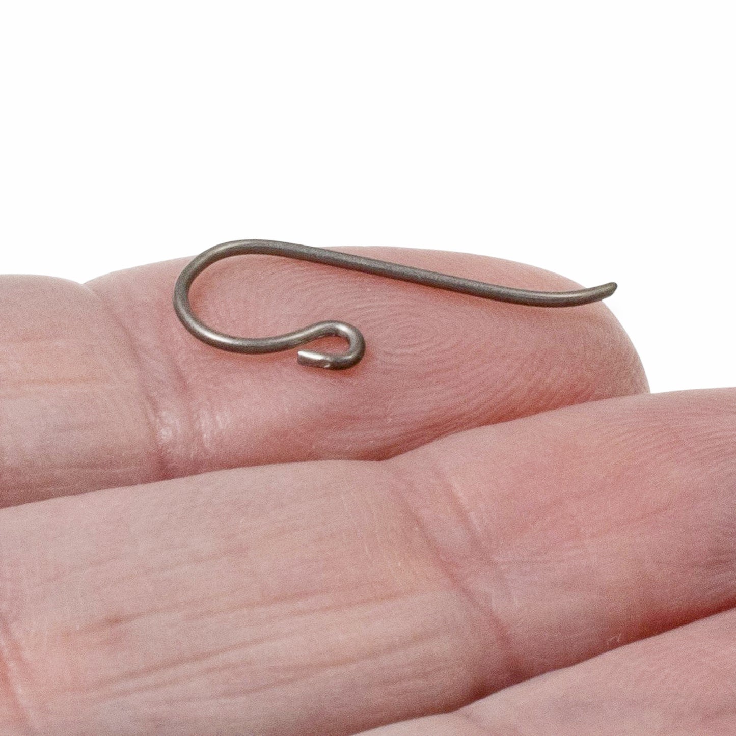 10 Gray Niobium Ear Wires - Small Loop - TierraCast Hypoallergenic Earring Hooks