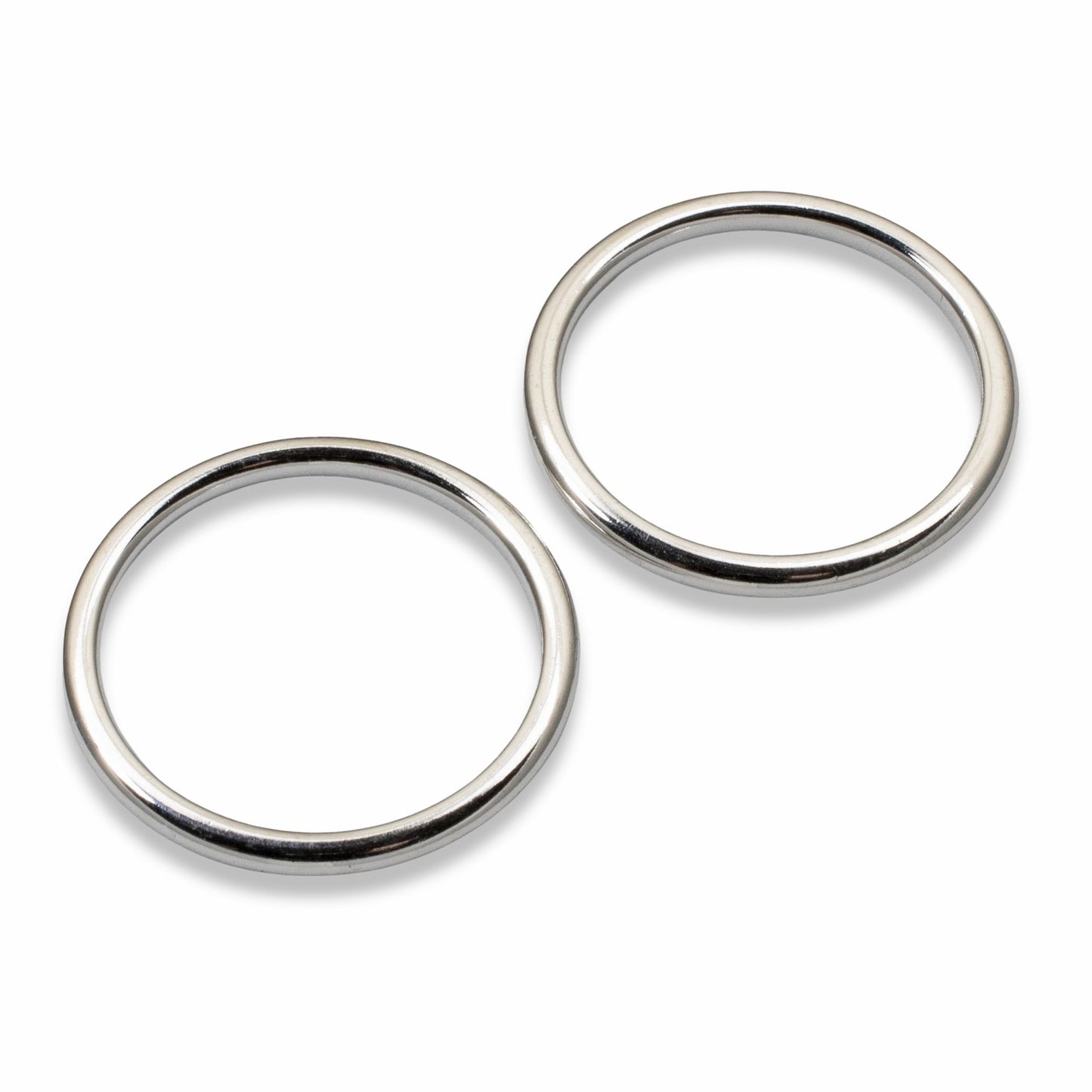 Open Frame Hoop Sterling Silver 25mm Charm Holders 2-Pack Nunn Design USA