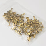 20-Pack Gold Six Shooter Charms, TierraCast Destash, Western Jewelry Accents for Jewelry Making