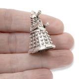 1Pc. Silver Robot Metal Pendant, Sci-Fi Must-Have Fan Charm for DIY Jewelry