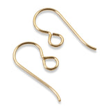 10 Premium Gold Filled Ear Wires - Regular Loop - 14/20 Gold Filled - USA Made