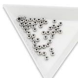 50 Pewter 3mm Disk Beads, TierraCast Smooth Contemporary Spacer for DIY Jewelry