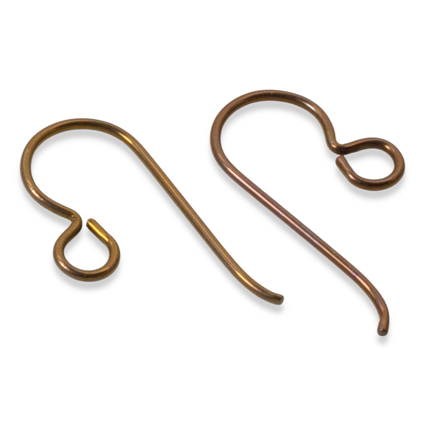10-Pack Bronze Niobium Ear Wires, Hypoallergenic Earring Hooks, Sensitive Ears Safe, USA Made