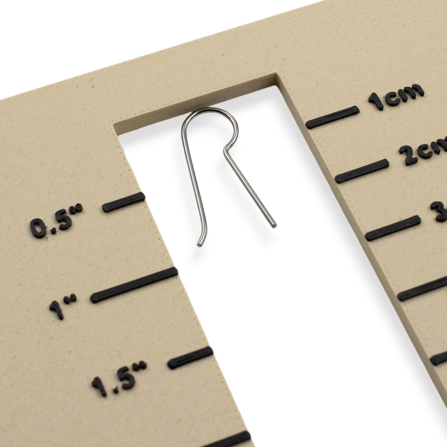 Niobium Earring Hooks Gray 10-Pack: Regular Leg Ear Wire Blanks Hypoallergenic Sensitive Ears USA Made Unanodized