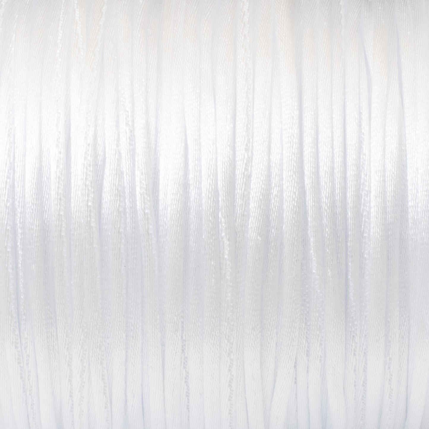 White Satin Nylon Cord - 1mm Smooth String - 30 Meter Spool - DIY Jewelry Cord