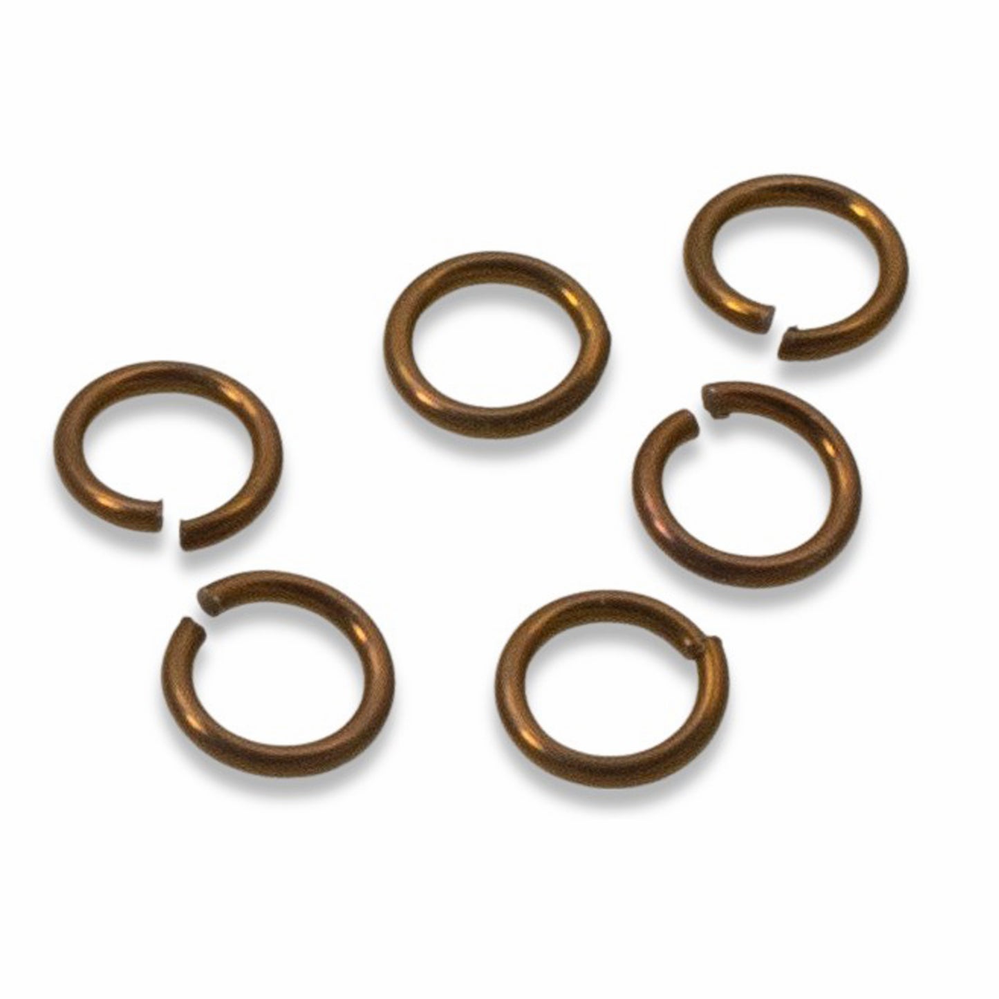 Bronze Niobium Jump Rings 5mm, 20G Hypoallergenic Jewelry Making, 20-Pack
