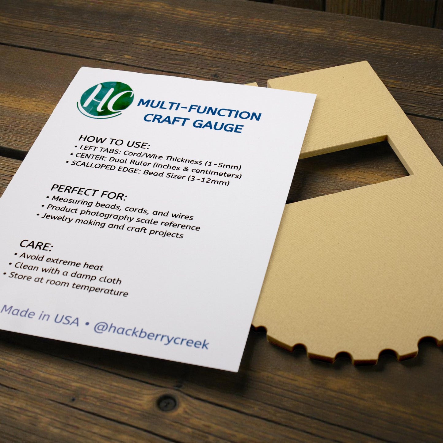 Multi-Function Measuring Tool for Product Photography & Jewelry Making