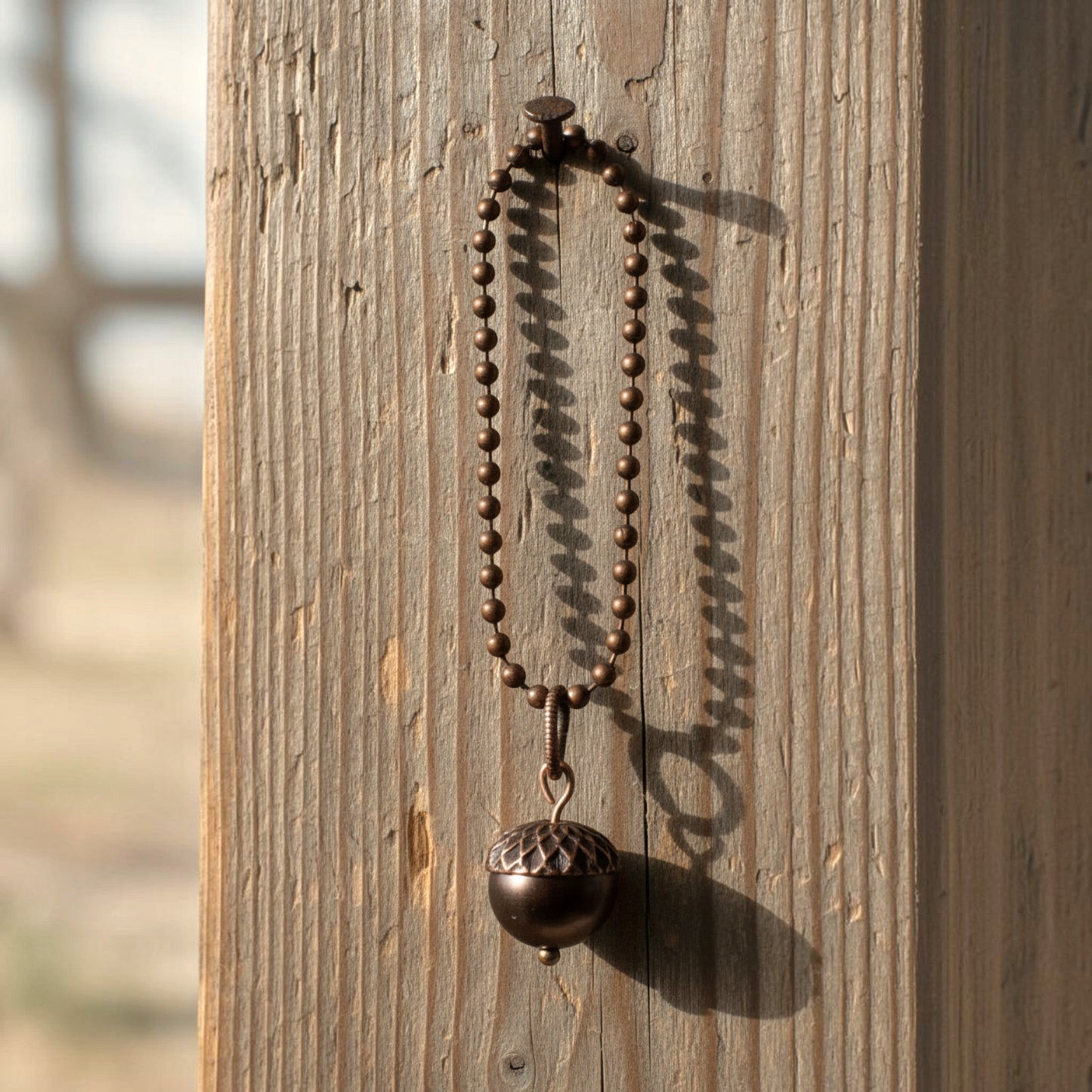 Copper Acorn Bead Caps: Antiqued 4-Pack Fits 12mm Beads Nunn Design Fall Jewelry