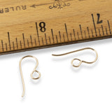 10 Premium Gold Filled Ear Wires - Regular Loop - 14/20 Gold Filled - USA Made