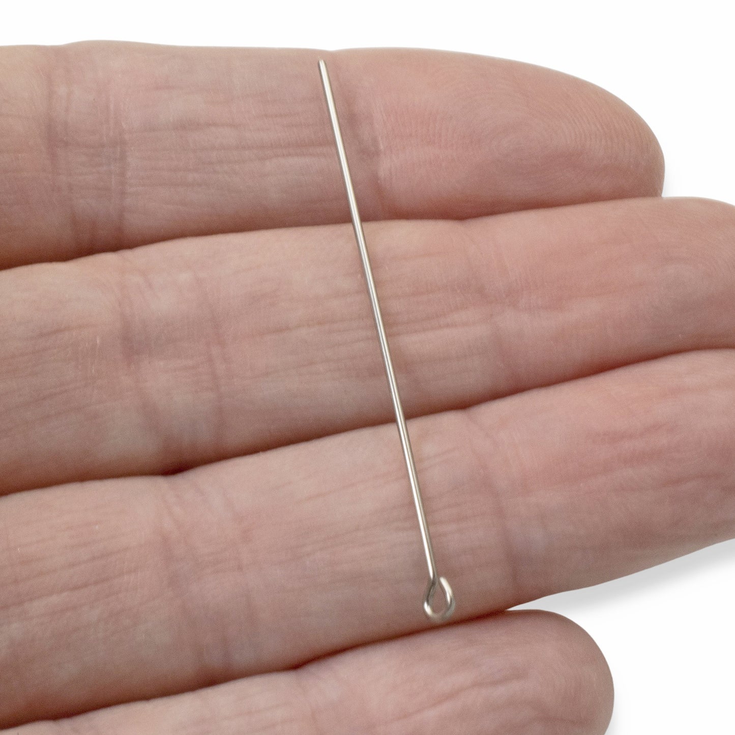 Gray Niobium Eye Pins 20G 1.75" Hypoallergenic USA Made 20pk