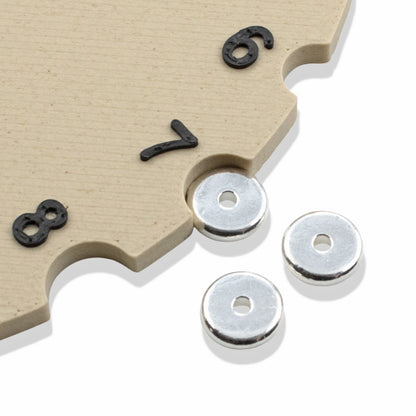 Silver 7mm Disk Spacer Beads: 25-Pack, Contemporary Heishi Modern Jewelry Design