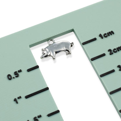 Pig Charms 10Pcs, Silver Farmhouse Animal Pendants, Rustic Country DIY Jewelry