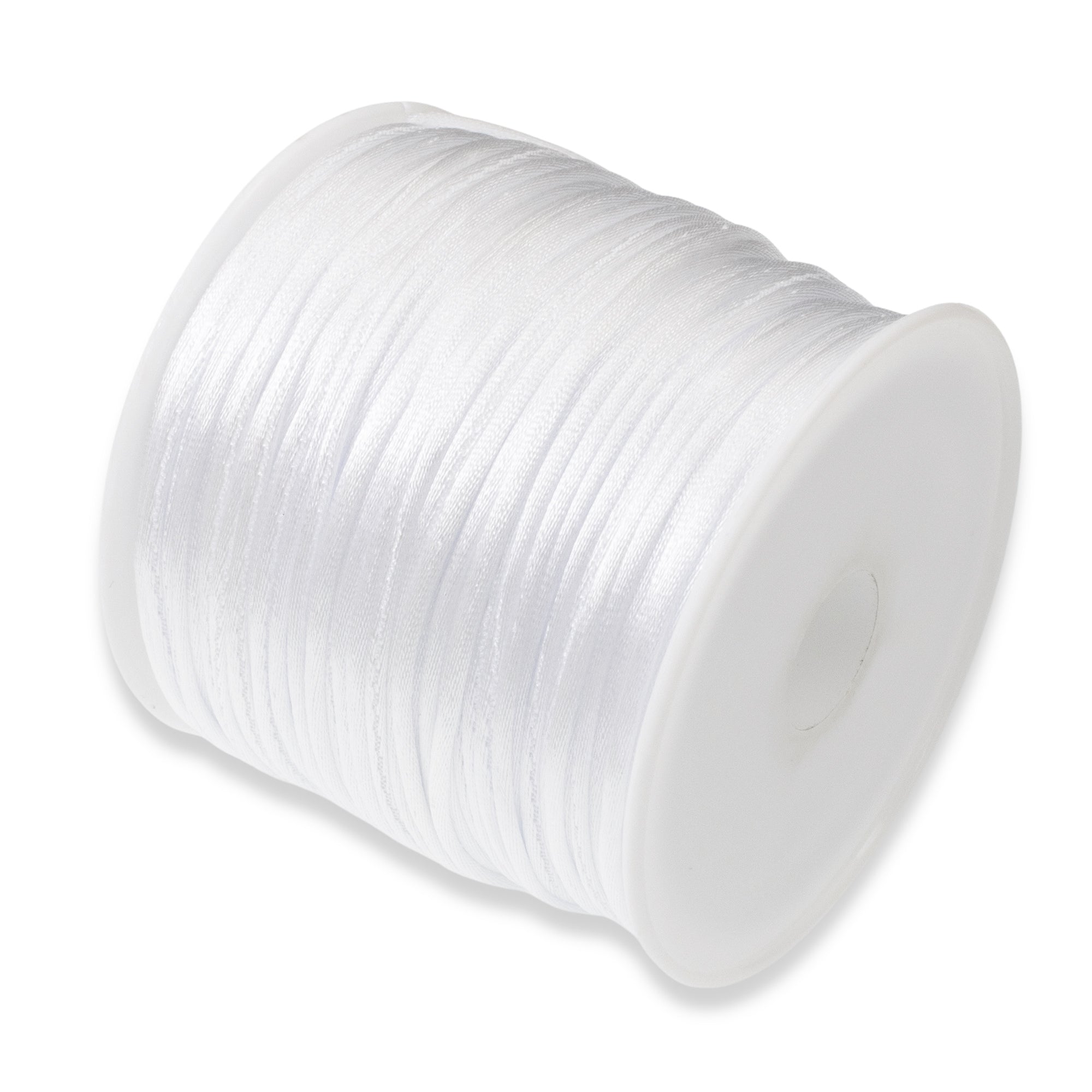 Ews 90 metres popular env - Wire Cordon Elastic Fabric Nylon 3mm White