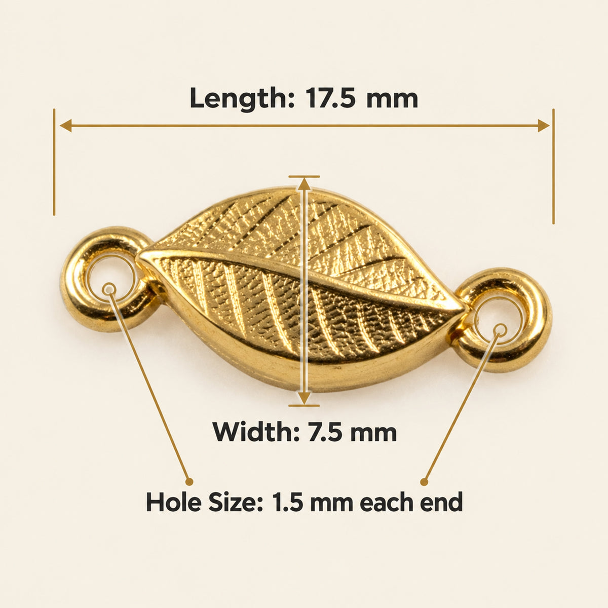 Leaf Magnetic Clasp Gold: Easy Close 2-Pack Elegant Jewelry Findings