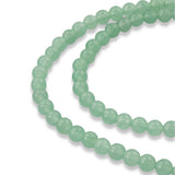 4mm Green Aventurine Round Stone Beads, 90 Pcs/Strand