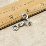 25 Stainless Steel Loop Connectors for #10 Ball Chain - Heavy Duty and Durable "A" Couplings