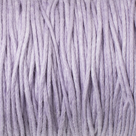 Lavender 1mm Waxed Cotton Cord, 100 Yards, Ideal for Macramé and Beading
