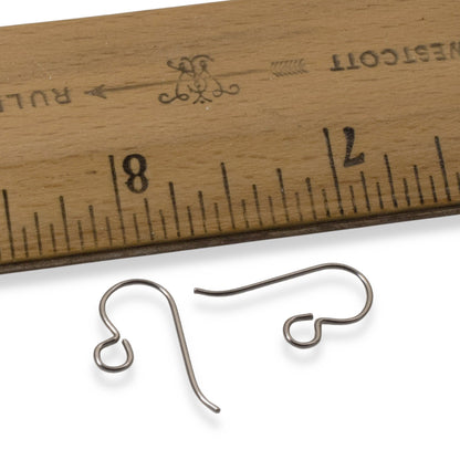 Niobium Earring Kit Gray, Complete Findings for 2 Pairs, Just Add Beads, Hypoallergenic Jewelry Making