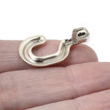 10 Multipurpose "A" Hooks - #6 Ball Chain - Easy Attachment - Craft Display Hook
