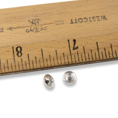 Silver BeadAligners Bulk 50 Pack, Professional Jewelry Making Supplies, Large Hole Bead Stabilizers, Lampwork Findings
