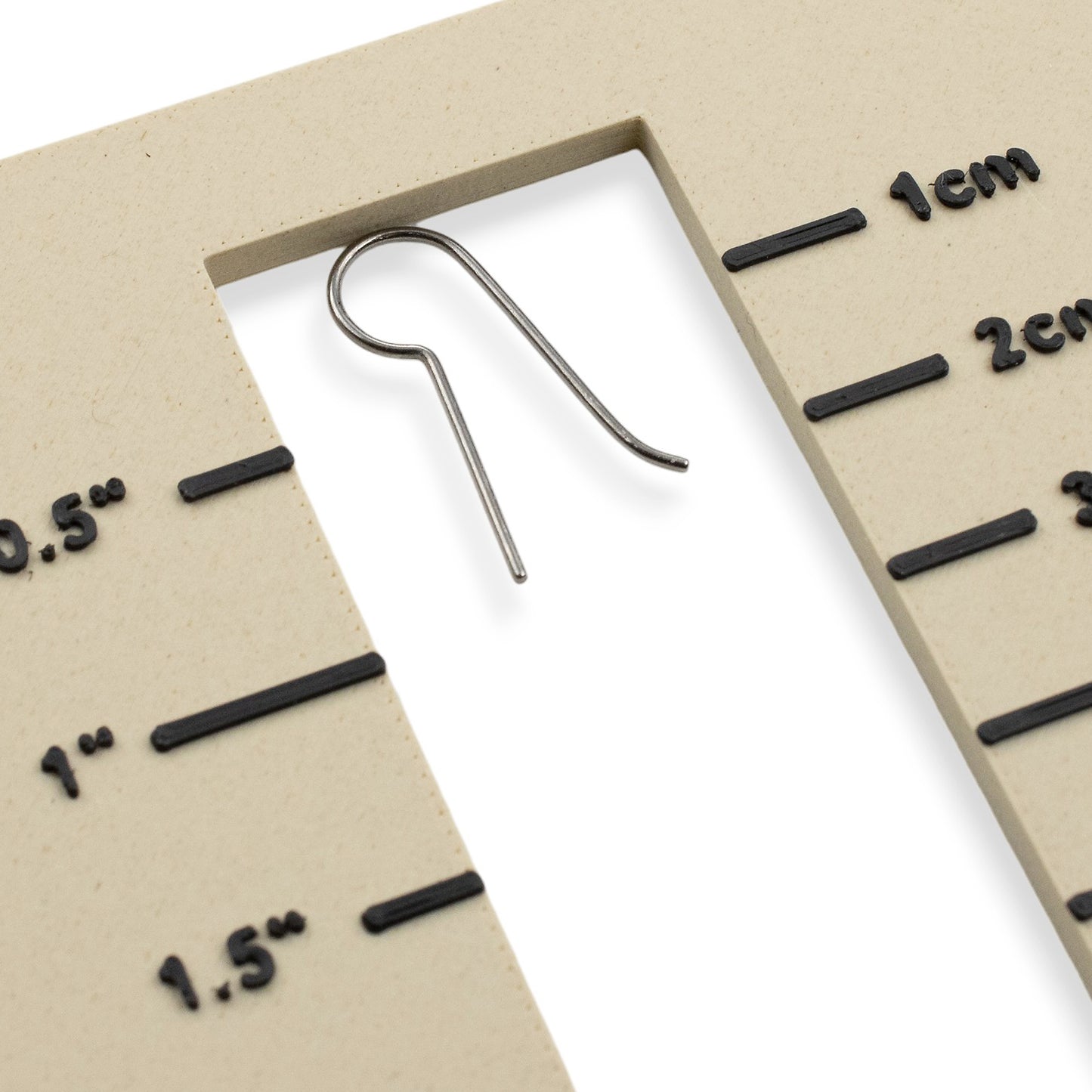 Titanium Earring Hooks 10 Pack: Regular Leg Ear Wire Blanks Hypoallergenic Sensitive Ears USA Made