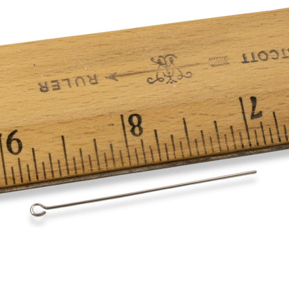 Gray Niobium Eye Pins 20G 1.75" Hypoallergenic USA Made 20pk