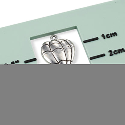 Hot Air Balloon Pendants Silver Metal 10-Pack Adventure Necklace Keychain Supply