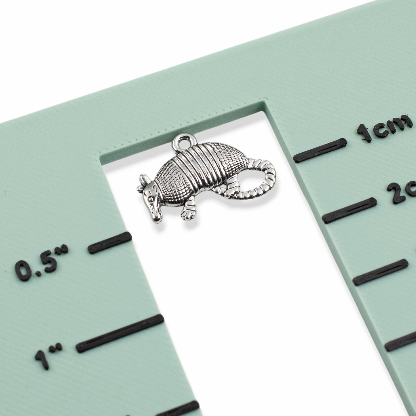 Armadillo Charms 10Pcs, Antique Silver Metal Pendants, DIY Texas Jewelry Making