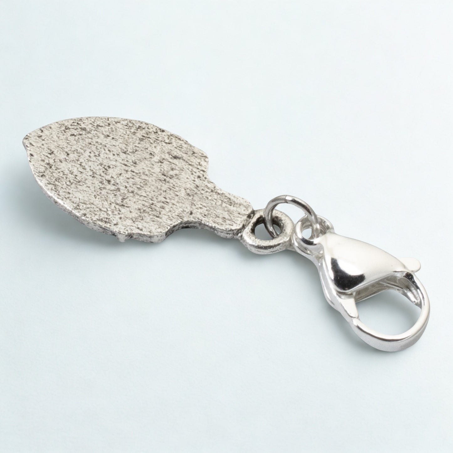 Miraculous Medal Clip On Charm, Mary Religious Jewelry, Catholic Gift Accessory