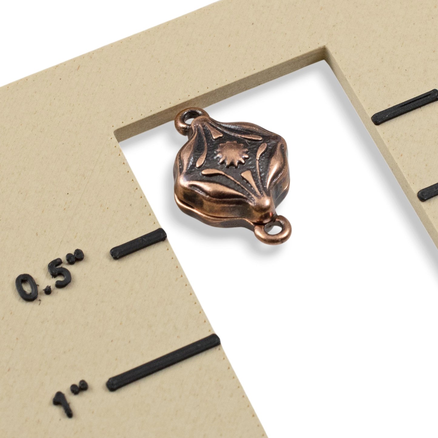 Ornate Magnetic Clasp Copper: Easy Close Art Deco Style Jewelry Findings