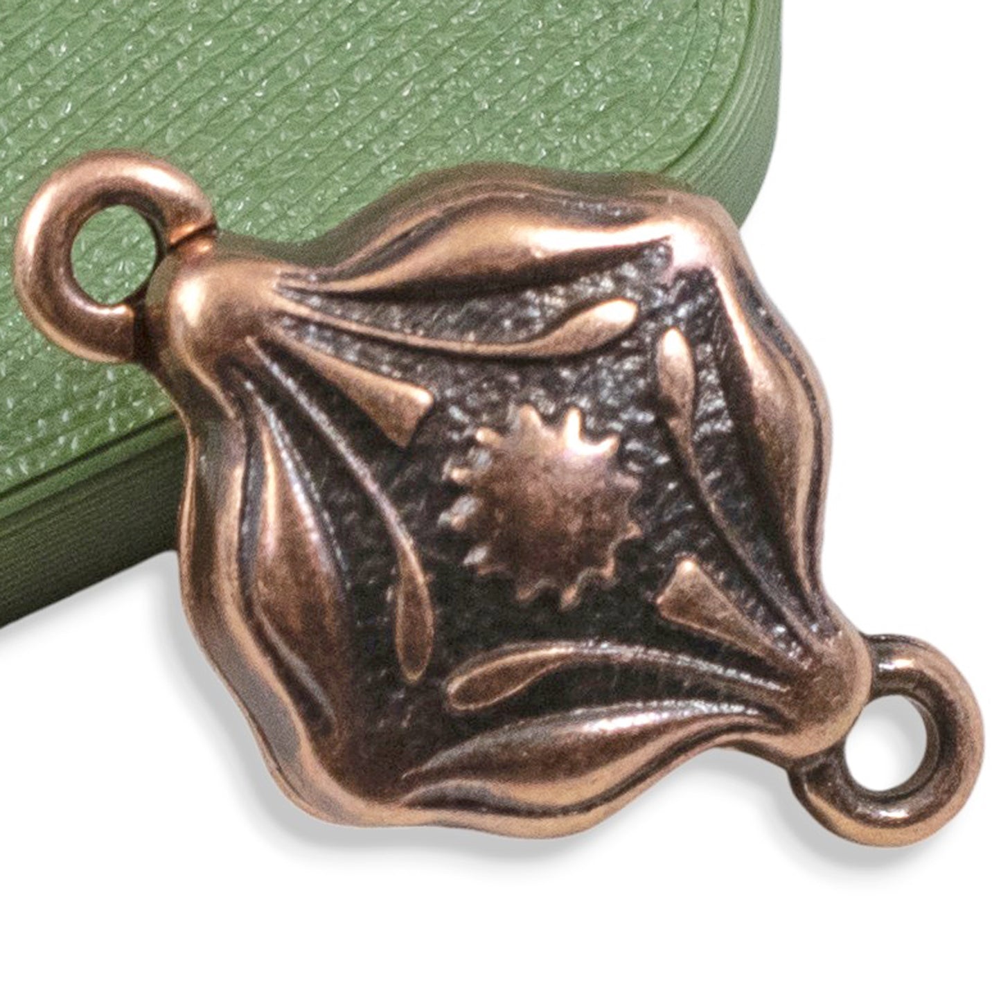Ornate Magnetic Clasp Copper: Easy Close Art Deco Style Jewelry Findings