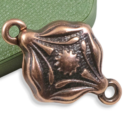Ornate Magnetic Clasp Copper: Easy Close Art Deco Style Jewelry Findings